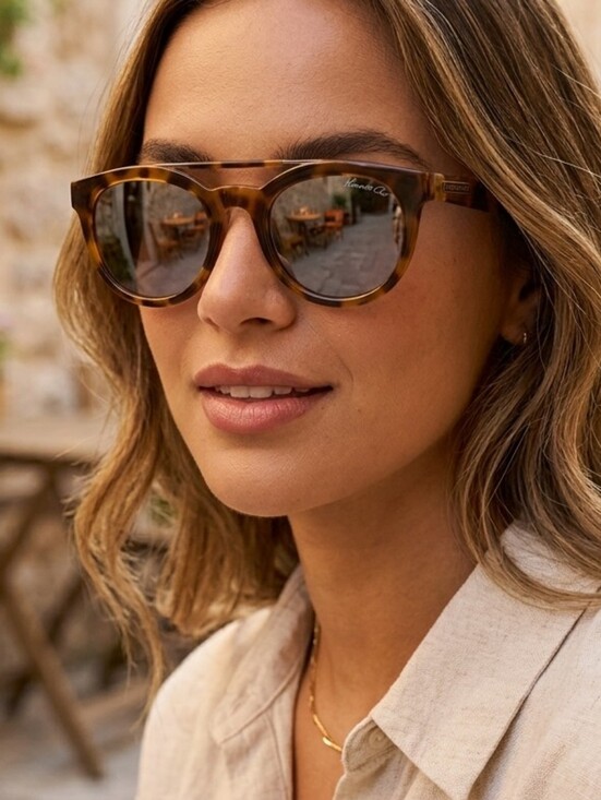 Kenneth Cole Accessories - 😶Kenneth Cole NY Oval Blonde Havana SmokeMirror glasses, eyewear,shades